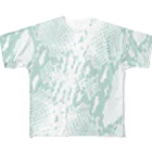 painfulgrowthのパイソンパターン All-Over Print T-Shirt