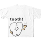 いそのさん’s SHOPのthooth！くん All-Over Print T-Shirt