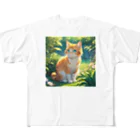 みみかきるーむのファンタジー猫 フルグラフィックTシャツ