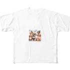 えほんのふんわりぺーじのみんなで歌おう：協力の楽しさ All-Over Print T-Shirt