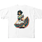 taturou-11777のセクシーで魅力的なメイド All-Over Print T-Shirt