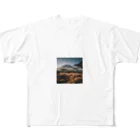 metametamonnのキリマンジャロ山 フルグラフィックTシャツ