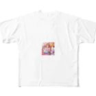 kaiminsapoの快眠アイドル フルグラフィックTシャツ