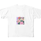 小町の花に囲まれた日常 All-Over Print T-Shirt