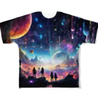 amejisuto358の宇宙🪐旅行が大好きな未来くん All-Over Print T-Shirt
