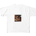 クロスクリエイティブのパンを焼いているトラ All-Over Print T-Shirt
