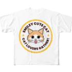 ぱんだまんの舌ペロ猫 All-Over Print T-Shirt