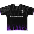 Crescent Gaming storeのCrescent Gaming 2024 ユニフォームデザイン フルグラフィックTシャツ