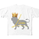 BuuuHomeのLion フルグラフィックTシャツ