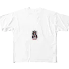 RYU_RYUのhip-hop レディース All-Over Print T-Shirt