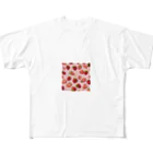 Crepe Collection Center 【CCC】のベリーストロベリー All-Over Print T-Shirt