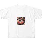 happiness_shopの華やかな日本料理の世界へようこそ All-Over Print T-Shirt