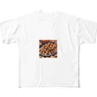 happiness_shopの大阪発祥のご当地グルメ、「大阪たこやき」 All-Over Print T-Shirt