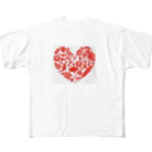 Angel  SmileのHawaiian Heart フルグラフィックTシャツ