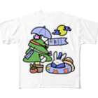 幸うさ.comの季節に迷った時用 フルグラフィックTシャツ