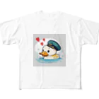 ザ☆めんまのお店のゆっくり進行☆あひる隊長！ All-Over Print T-Shirt