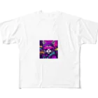 jujumarucatのROCKYCAT　サングラス２ All-Over Print T-Shirt