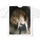 いといとにゃんこショップのばんざいにゃんこ⸜( ' ᵕ ' )⸝ All-Over Print T-Shirt