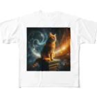 yos-1292583のねこニコばん All-Over Print T-Shirt