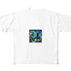 katohkouchiの魔法の探索：好奇心の旅 All-Over Print T-Shirt