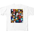 PAC (ポップアートキャット）のPAC (ポップアートキャット) All-Over Print T-Shirt