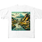 すずらん24の古き良き日本の風情 All-Over Print T-Shirt