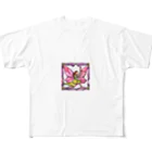 かるるんショップの幸せを運ぶ妖精 All-Over Print T-Shirt