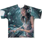 ken16のDJちゃん2 All-Over Print T-Shirt