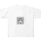 yu_yu_の子供が考えてくれた猫 フルグラフィックTシャツ