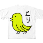 no_birdのとり フルグラフィックTシャツ