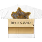 黒猫たんとちゃんの猫さん All-Over Print T-Shirt