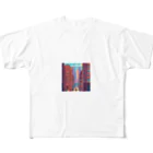 renesisのぎらぎらした街をぬけ さっさと家に帰ろう All-Over Print T-Shirt