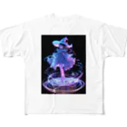 レーザーの魔法少女 All-Over Print T-Shirt