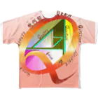 El Sol 85のアルファベットタリスマン　Q-cb All-Over Print T-Shirt