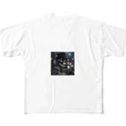 まゆのあかりのダンディな骸骨 All-Over Print T-Shirt