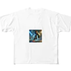 kumama07の出陣ライオンロボ All-Over Print T-Shirt