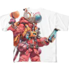 yuiyuichanのデジタルオデッセイ フルグラフィックTシャツ