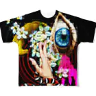 Rollin_HARAJUKUの錯覚 All-Over Print T-Shirt