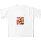 TEFのボールと戯れる犬 All-Over Print T-Shirt