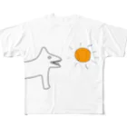 SUNDOGのサンドッグちゃん フルグラフィックTシャツ