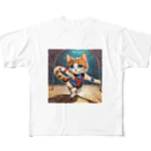 bleeの新体操する猫 All-Over Print T-Shirt