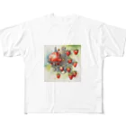 Oimo_shanの機械仕掛けのイチゴさん All-Over Print T-Shirt