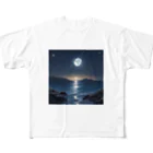 ウェブエンパイアのSea of Fantasia(海洋の幻想） All-Over Print T-Shirt