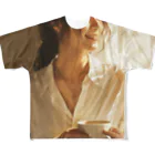 AQUAMETAVERSEのほっとする私 アメジスト　2846 All-Over Print T-Shirt