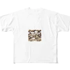 YOSHIMOのキノコの森 フルグラフィックTシャツ