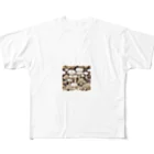 YOSHIMOのキノコの森 All-Over Print T-Shirt