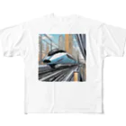 須藤 匠＠ナイセン団㌠の未来新幹線 フルグラフィックTシャツ