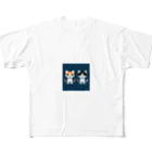 yooosukeeの狛猫 All-Over Print T-Shirt