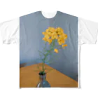 イエローローズのほっくり菜の花 All-Over Print T-Shirt