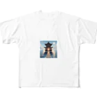 Irregular is beautifulのSanctuary of the Sea: Pathway to Serenity All-Over Print T-Shirt